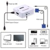 VGA to HDMI Adapter, HDMI to VGA Audio Video Converter