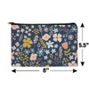 Mimi Flowers Floral Pattern Makeup Cosmetic Bag Organizer Pouch