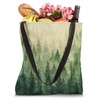 Forest Watercolor Gradient Tote Bag