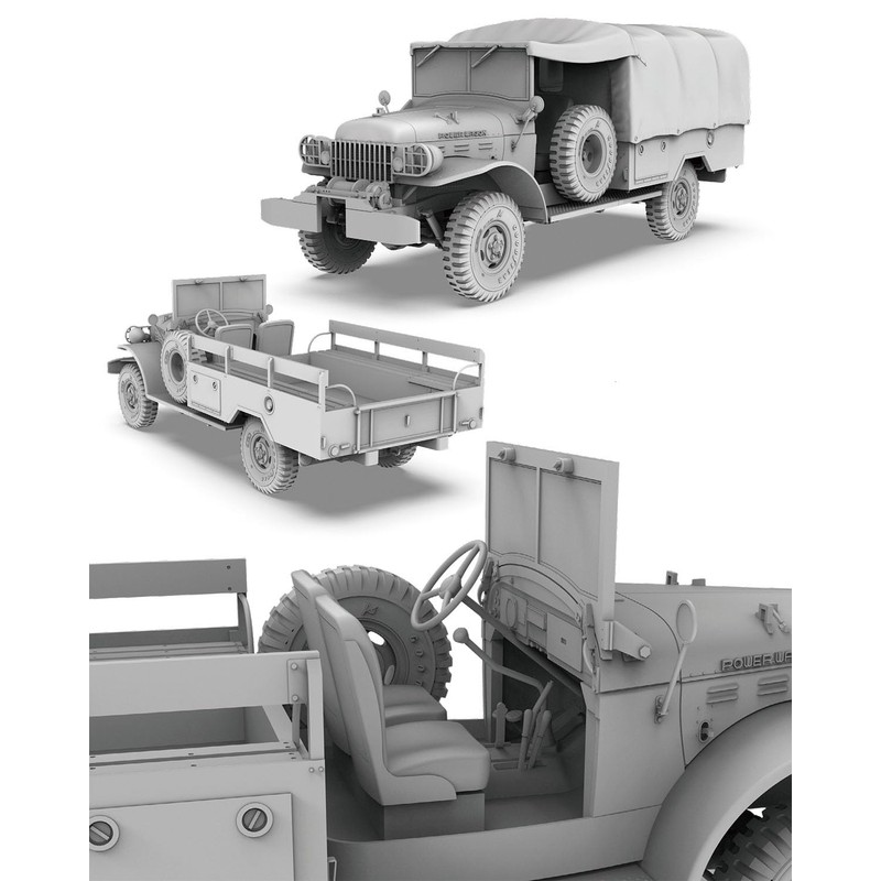 AK Interactive 1/35 IDF Power Wagon WM300 Cargo Truck Winch