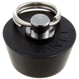 SANEI H29F-30 Rubber Plug for Bath, No Chain, Outer Diameter 1.2 inches (30 mm), Height 0.9 inches (23 mm)
