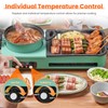 3 in 1 Electric Hot Pot with Grill, 1600W Smokeless
