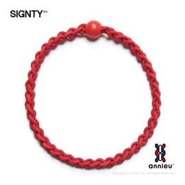 annieu Hair Rubber Hair Accessory Bracelet [Hairdresser Initiated] Annu (Red)