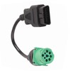 9 Pin Male Head to 16 Pin OBD2 Truck Diagnostic