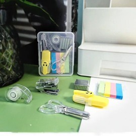 Office Mini Portable Set for school, and desk organization, writing planning or paper accessory, Korean Import, and Desk, Option 2