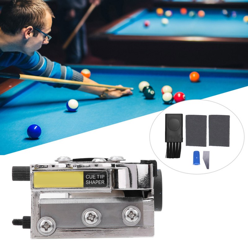 Metal Billiard Pool Cue Stick Tip Shaper Burnisher Snooker Repair