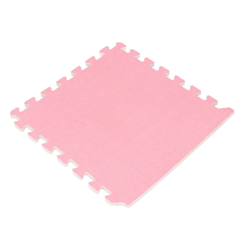 Cotton Linen Interlocking Mat Thicken Soundproofing Cuttable Patchwork Puzzle Foam
