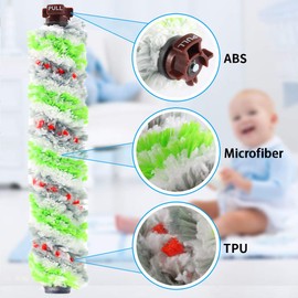 iVict Replenishment Kit for Bissell Multi-Surface Pet Brush Roll and 1866 Vacuum Filter Compatible with Bissell CrossWave. Replaces Part # 1613568, 1608684