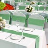 Aneco Satin Table Runner 12 x 108Inch Long Bright Silk