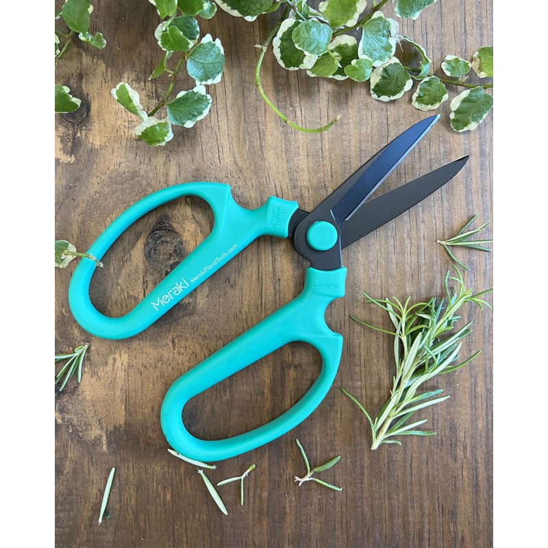 Meraki Floral Tools Garden Pruning Shears Scissors Carbon Steel Blades