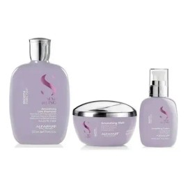 Alfaparf Smoothing Shampoo 250ml Mascarilla 200ml Crema 125m                                                                                          