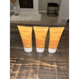 Clarins 3 Clarins One-Step Gentle Exfoliating Cleanser All Skin types - .9 Oz Each - NEW
