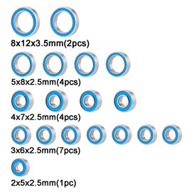 TCRC Rubber Sealed Bearing Kit for HPI Venture18 Upgrade