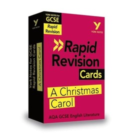 York Notes for AQA GCSE (9-1) Rapid Revision: A Christmas Carol - Refresh, Revise and Catch up!: Revision Cards