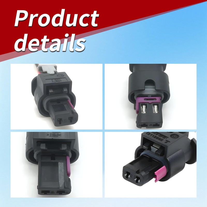 2Pack Side Marker Light Plug,Connector Pigtail Wire Harness Fit for