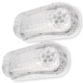 LFI Lights® Compact Outdoor Emergency Light, UL 924 Listed, NEMA 4X Weatherproof with Battery Backup, Adjustable LED Heads, White Housing, ELMWETWBB2 Pack