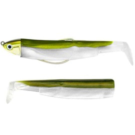Black Minnow Fish Lures – Combo BM120, Soft Vinyl Lure for Spin Fishing for Bass and Other Species - 1 Head + 2 Bodies + 1 No. 3 Hook