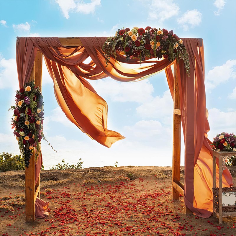 auons Wedding Bow Sheer Curtains Background, 600 x 75 cm