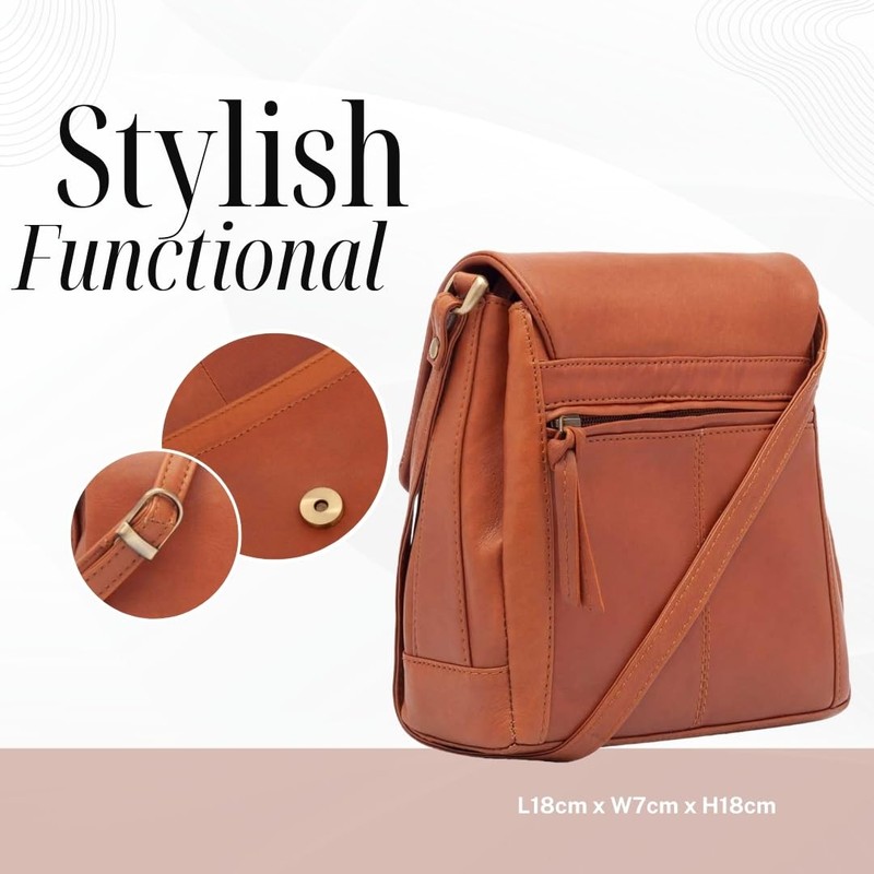 Lloyd Baker Genuine Leather Crossbody Bag, Soft Shoulder Handbag with