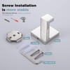 KOKOSIRI Bath Towel Hook Wall Mount Square Robe Hook Coat