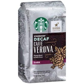 Starbucks Decaf Caffè Verona Dark Roast Ground Coffee (Pack of 2)