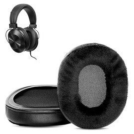 MS7BT Ear Pads, HAIZEEN Ear Pads Compatible with Pioneer SE-MS5T MS7BT SE-MS9BN Headphones Ear Pads Replacement Cushion (Soft Fabric/High-Quality Foam)