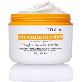 Crema anticelulítica para glúteos y muslos, crema caliente con 2% de cafeína y forskolina, B Flat Belly Fir
