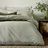 Yard Hebden Mélange Stripe Pillowcases – 100% Cotton Breathable Oxford
