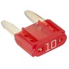 5 Mini Fuses - 10 Amps Red