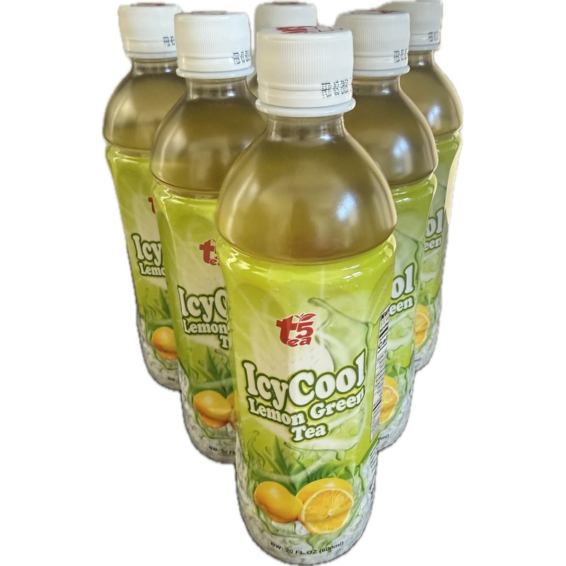 Icy Cool Lemon Green Tea 600ml (6 Bottles)