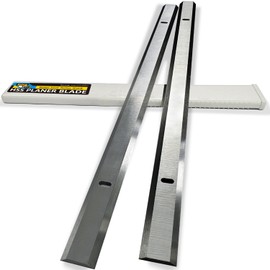 Planer Blades Knives HSS for Jet-12 JWP-12 Thickness Planers with 12-9/16 Inches Double Edged Replacement Heat Treated 1 Pair (2 pcs)