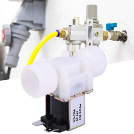 Electric Solenoid Valve, G3/4 NC Electric Plastic Solenoid Valve, Normally Closed Water Inlet Valve, Long Life (AC 220V-240V)