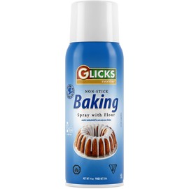 Glicks Baking Spray with Flour, 14 oz | Non-Stick Cooking Oil Spray | Kosher