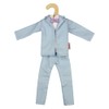 Heless Time2Shine 8621 - Smoking Azzurro con Papillon Viola, Giacca,