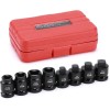 Focus tool 8PCS 1/2-Inch Drive Pipe Plug Socket Set Cr-Mo