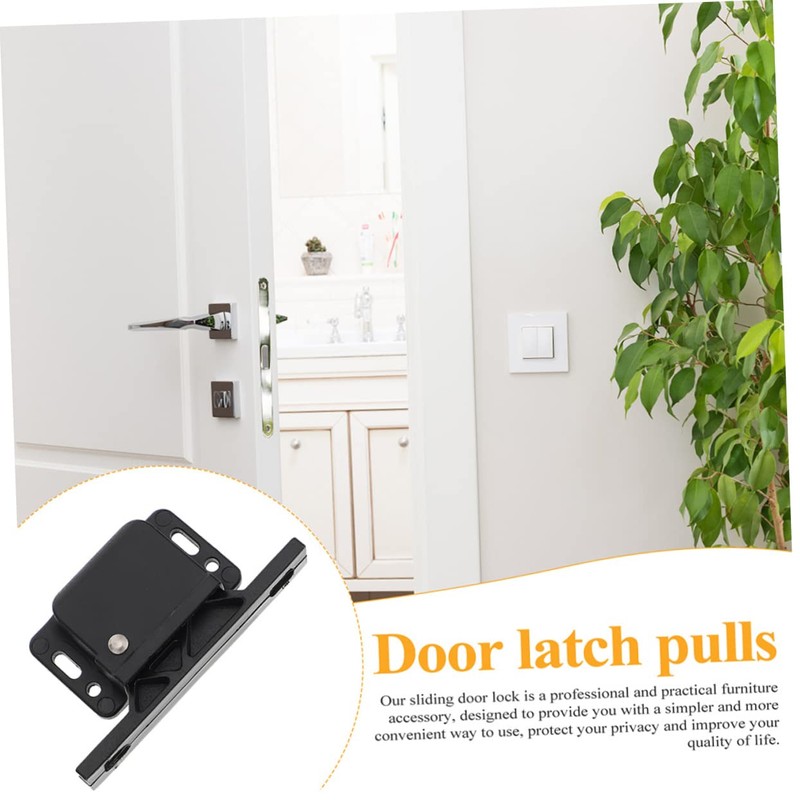 TEHAUX Rv Cabinet Latch Push-to-Close Lock for Camper Easy Install