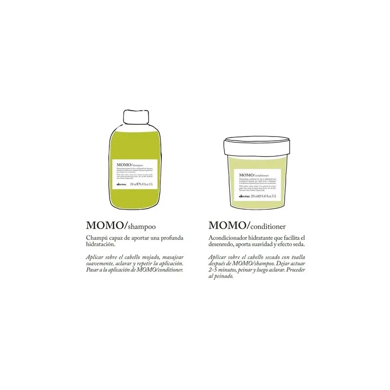 Kit Shampooacondicionador Momo Davines