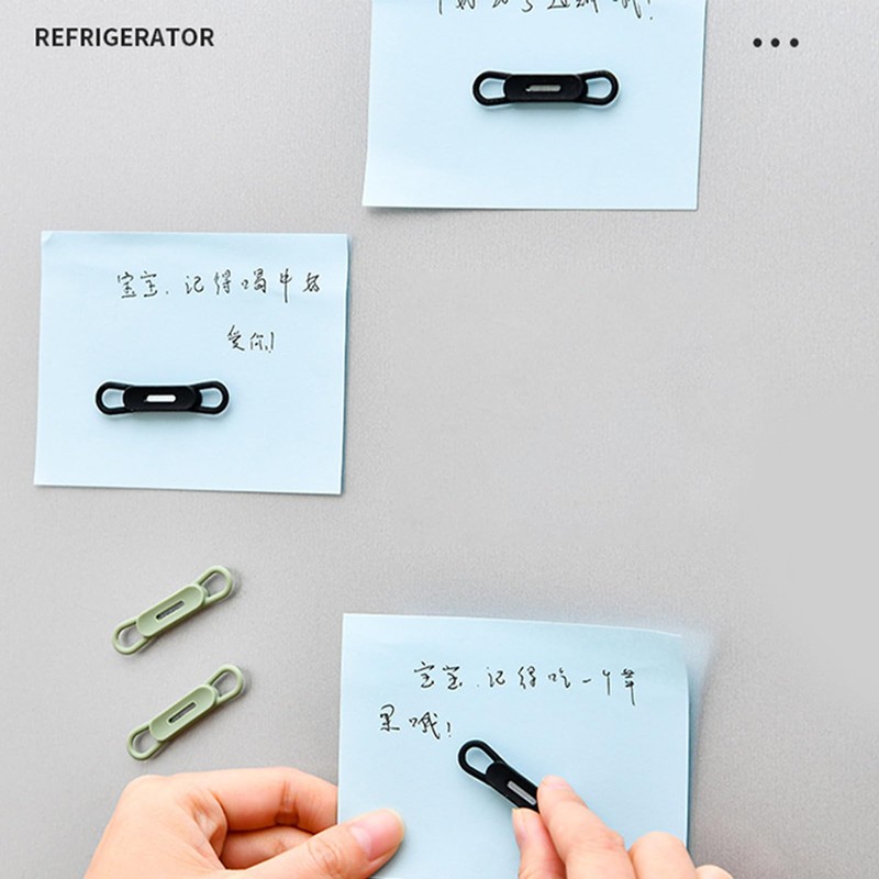 MEELYHOME 4 Pcs Magnetic Pen Holder for Desk, Refrigerator, Whiteboard,