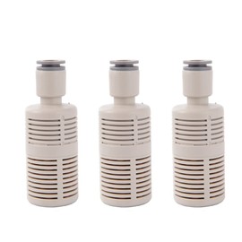 Water Filters Replacement for Reduction of Microplastics Chlorine Limescale and Impurities 3/8'' PP Cover+ Stainless Steel Net + Mineralization Ball 3X Filter