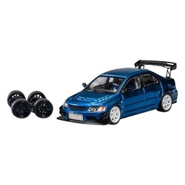 CM MODEL 1/64 Mitsubishi Lancer Evolution IX Metallic Blue Finished Product
