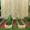 Jollybower 3ft x 13ft Natural Bamboo Slat Fence, Outdoor Split