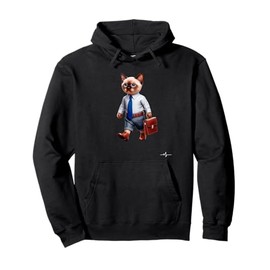 Cute and funny cat design - Pet theme for cat enthusiasts Pullover Hoodie