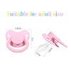 Landofgenie Adult Size Dummy Large Teat Shield Dummy Pink