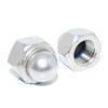 Acorn Nuts M4 Pack of 25 Hexagonal Acorn Nuts Self-Locking