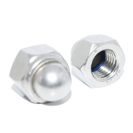 Acorn Nuts M4 Pack of 25 Hexagonal Acorn Nuts Self-Locking DIN 986 A2 Stainless Steel