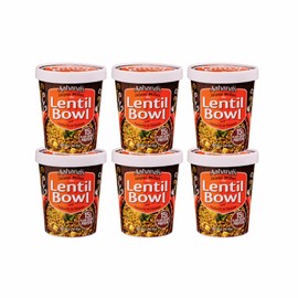 Jaipur Millet & Lentils Bowl – (Kitchari) Vegan Food, Gluten Free, Kosher, Non-GMO, Plant-Based, Meals Ready To Eat Indian Food, Vegetarian Meals - 6 Pack by Aahana's