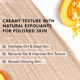 Smoky Pumpkin Spice Body Scrub for Glowing Skin| Coffee, Pumpkin Extracts, Apricot & Shea Butter | Exfoliate, Remove Tan, Nourish, Moisturize | Sweet & Spicy Aroma for Men & Women - 175g