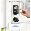 Veise Keyless Entry Door Lock with 2 Knobs, Electronic Backlit