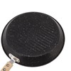 Round Frying Pan Universal Nonstick Flat Bottom Iron Grill Pan