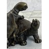 Original Milo Bronze Sculpture Signed Sea Turtle Artwork Ancient Mariner
